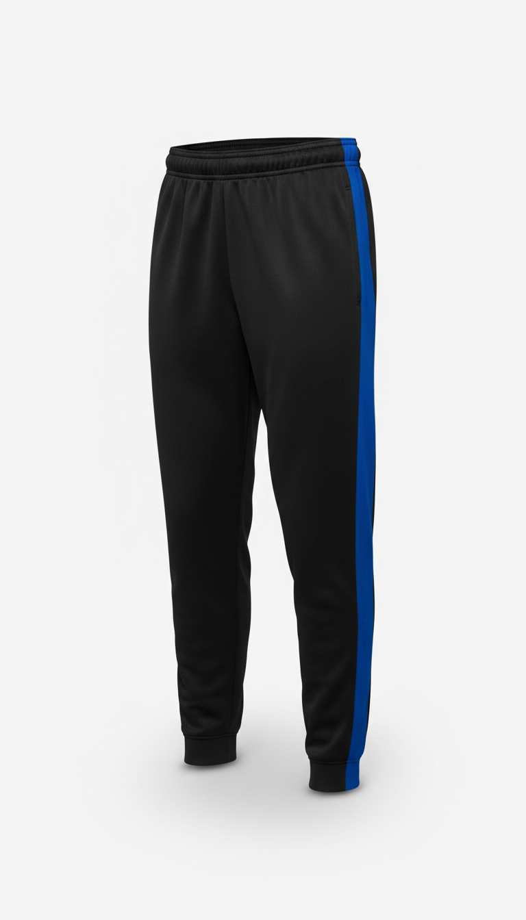 Midnight Asphalt Joggers With Knicks Blue Stripe
